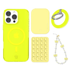 Neon Yellow iPhone Bundle Set - Grip