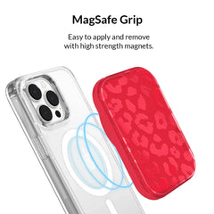Red Hot Leopard Portable MagSafe Charger Power Pack