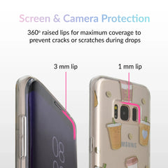Coffee First Clear Samsung Galaxy Case