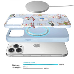Winter Wonderland Baby Animals iPhone Case