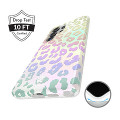 White Opal Leopard Samsung Case