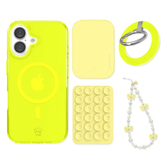 Neon Yellow iPhone Bundle Set - Grip