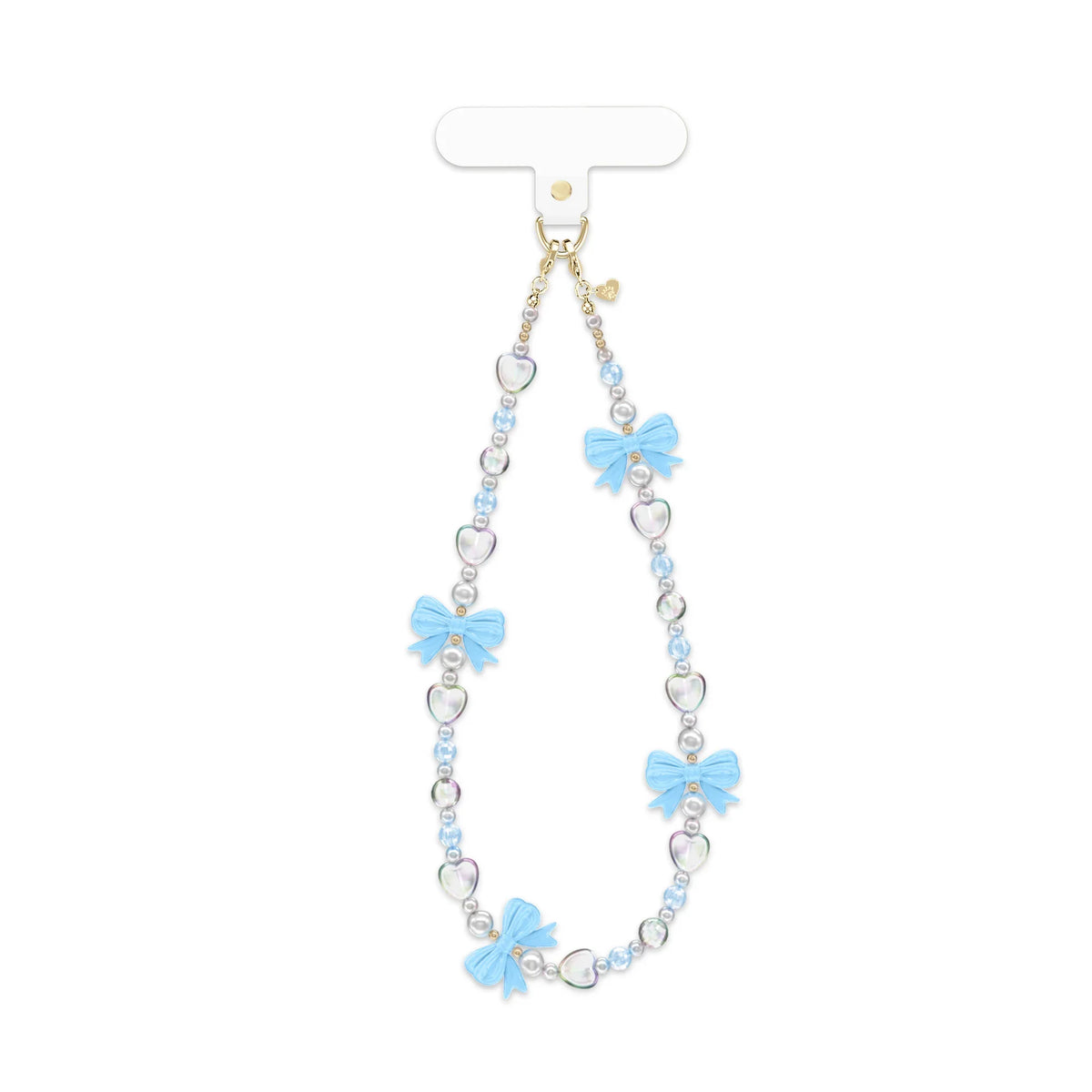 French Blue Bow Phone Charm