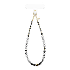 Stone Grey Gemstone Phone Charm