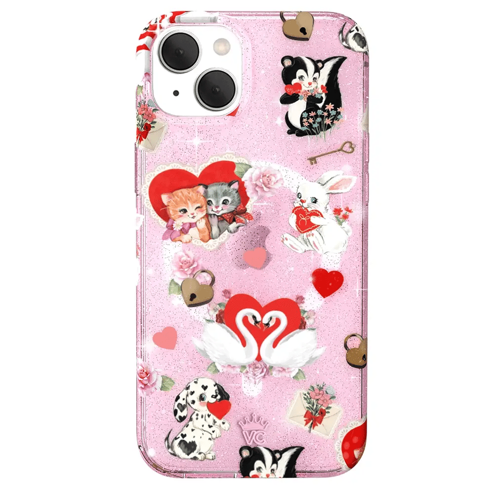 Love Letter Glitter iPhone Case
