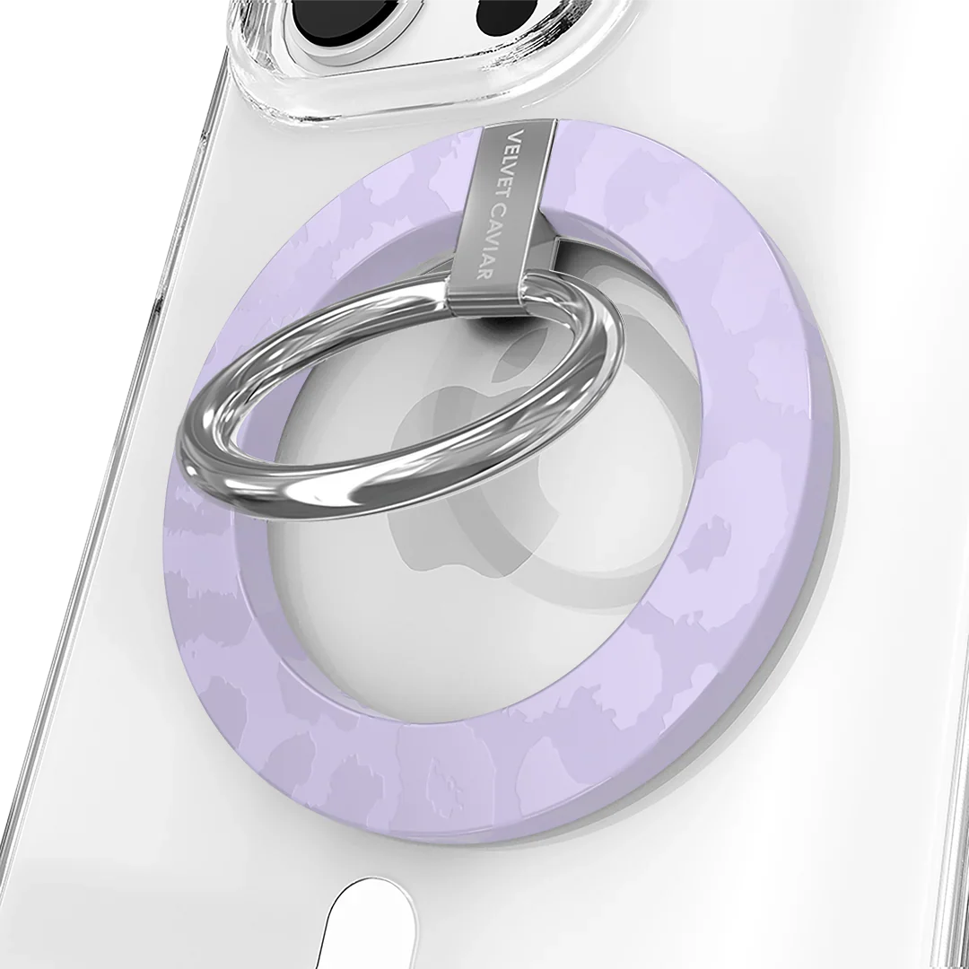 Lilac Leopard MagSafe Grip Ring