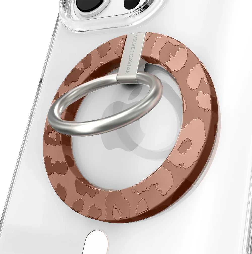 Chocolate Leopard MagSafe Grip Ring
