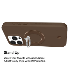 Espresso Brown MagSafe Grip Ring