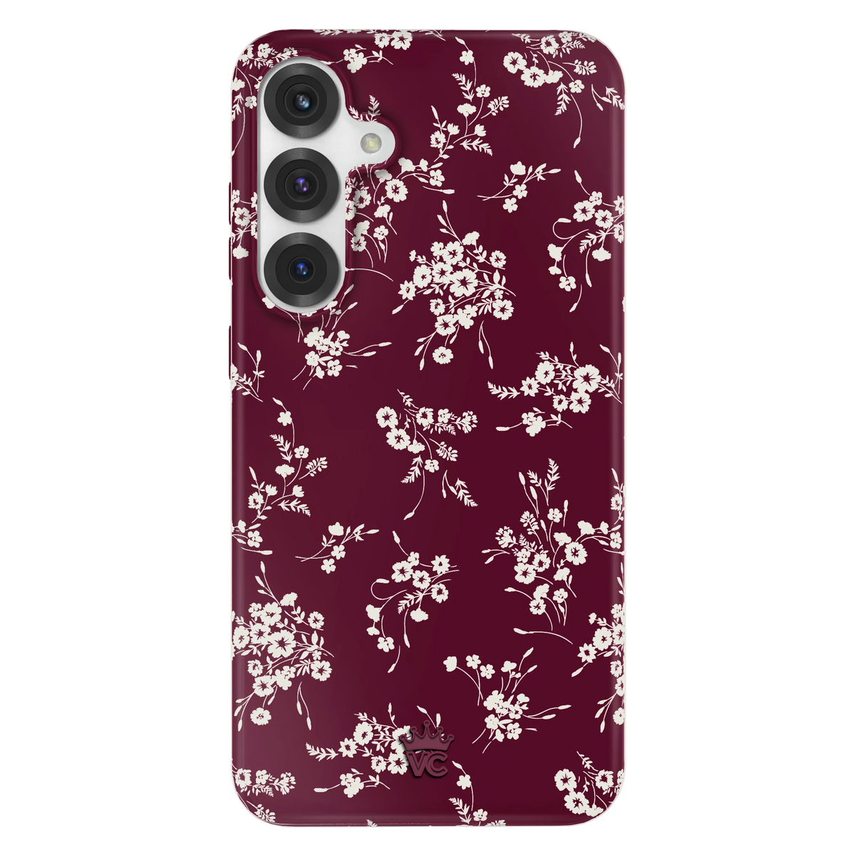 French Burgundy Floral Samsung Case