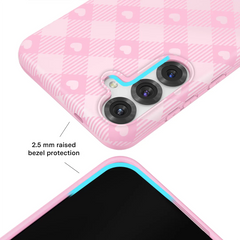 Dolly Pink Gingham Samsung Case
