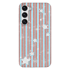 Stars & Stripes Glitter Samsung Case