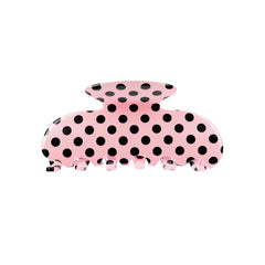 Princess Pink Polkadot Hair Clip
