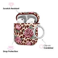 Rosy Leopard AirPod Case