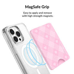 Dolly Pink Gingham MagSafe Wallet