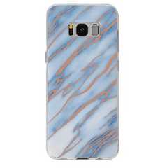 Sky Blue Rose Gold Chrome Samsung Galaxy Case