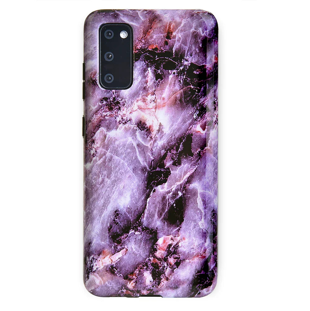 Purple Stone Marble Samsung Galaxy Case