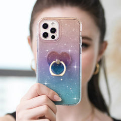 Ombre Stardust Glitter Phone Ring