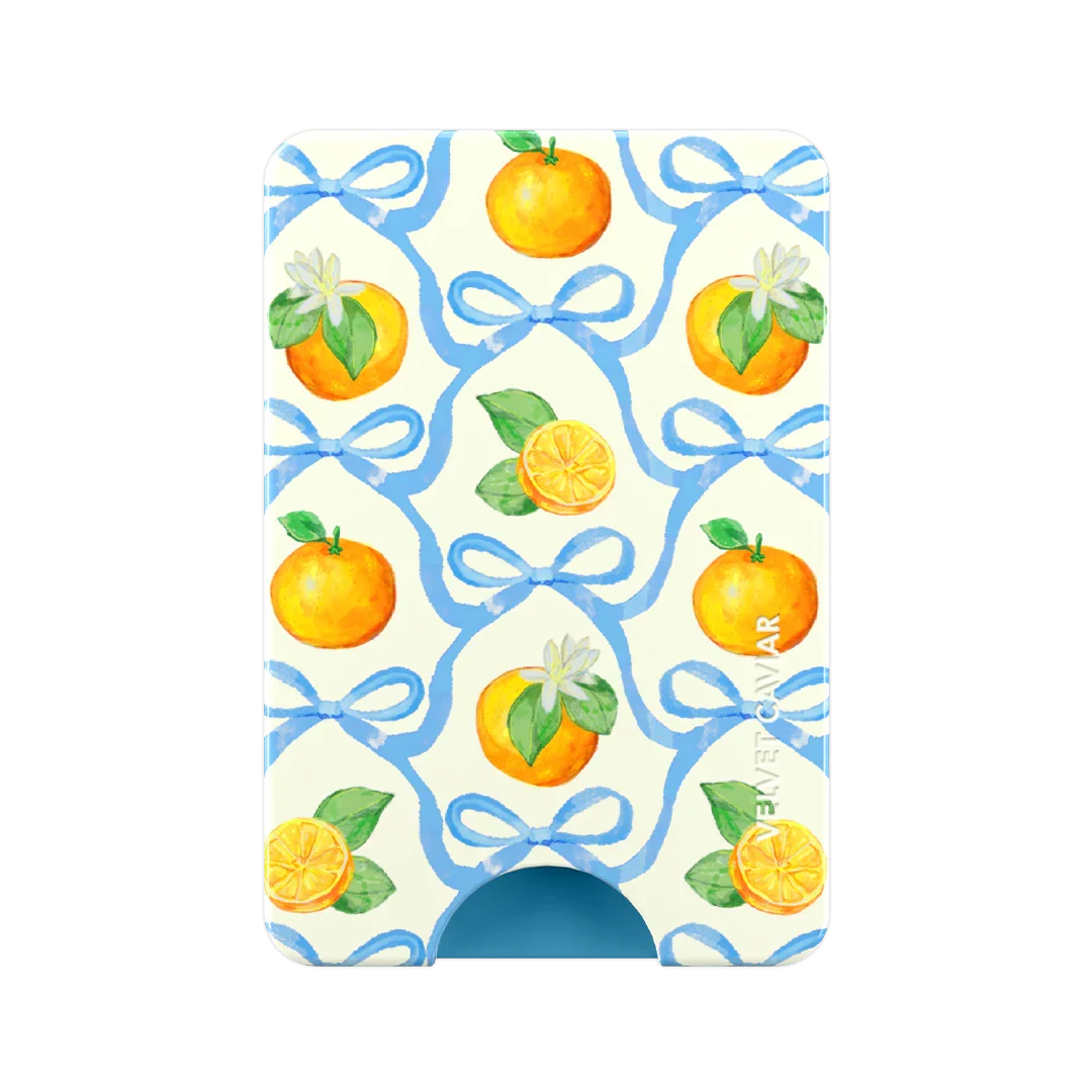Orange Blossom MagSafe Wallet