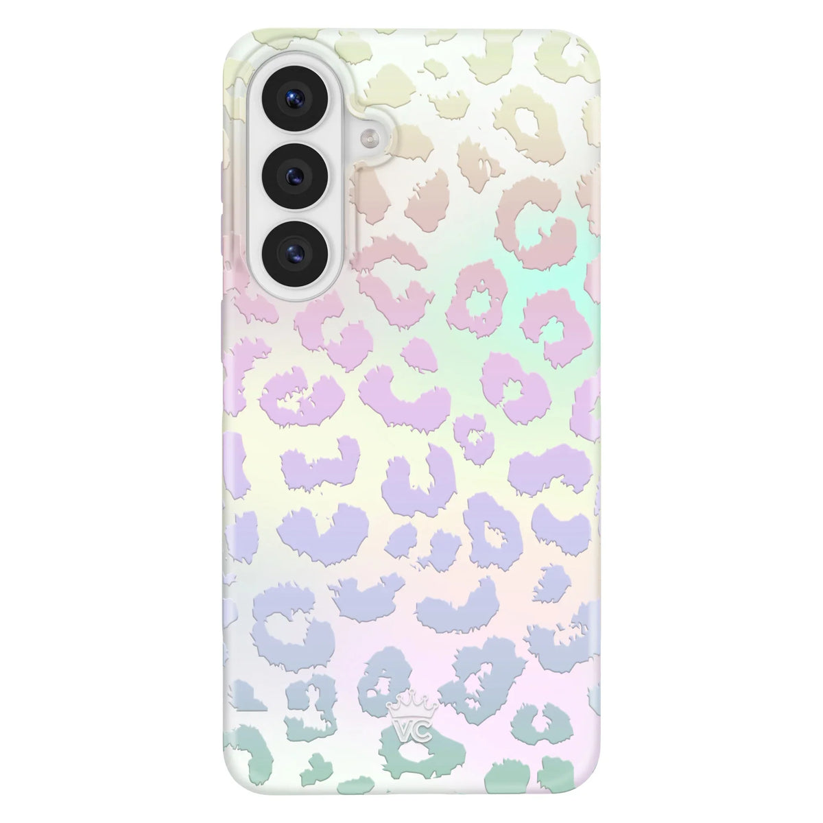 White Opal Leopard Samsung Case