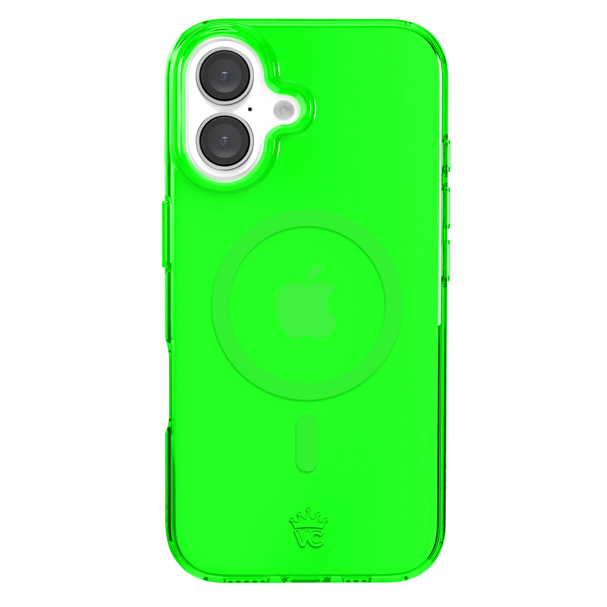 Neon Green Clear iPhone Case