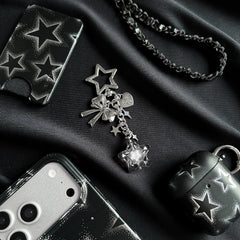 Onyx Star Bag Charm