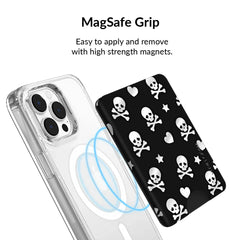 Chrome Skulls MagSafe Wallet
