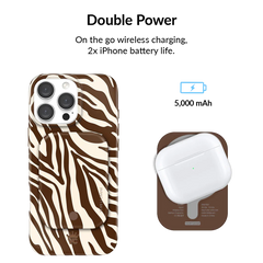 Coco Zebra Portable MagSafe Charger Power Packafe Battery Power Pack
