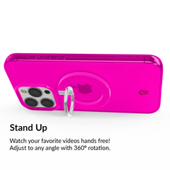 Neon Pink MagSafe Grip Ring