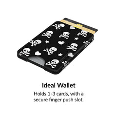 Chrome Skulls MagSafe Wallet