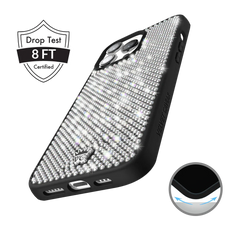 Black Caviar Crystals iPhone Case