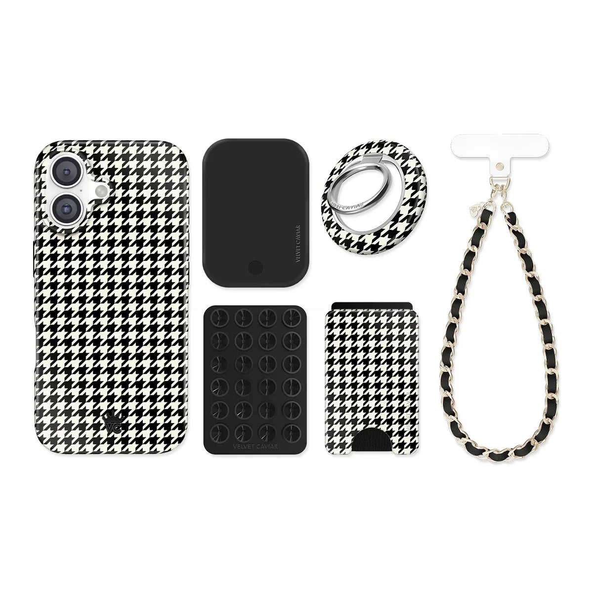 Houndstooth iPhone Bundle Set