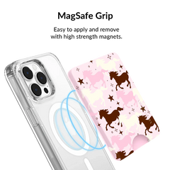 Pink Pony Glitter MagSafe Wallet