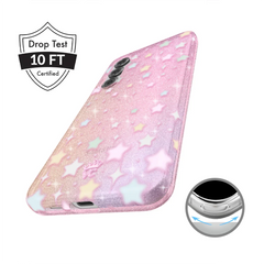 Falling Star Glitter Samsung Case