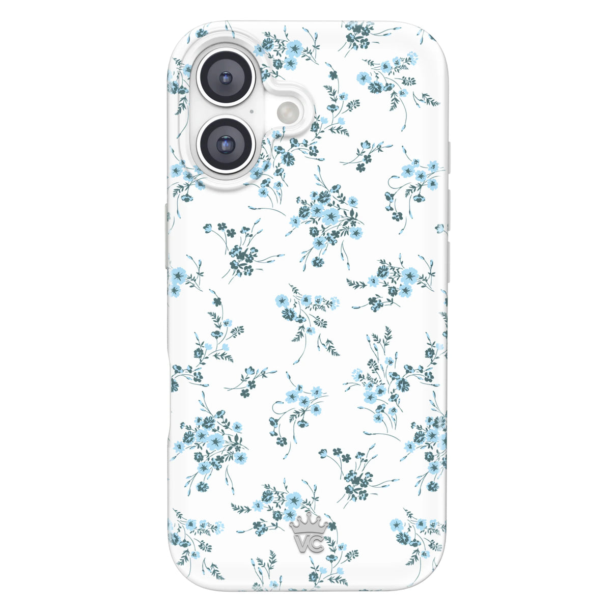 French Blue Floral iPhone Case