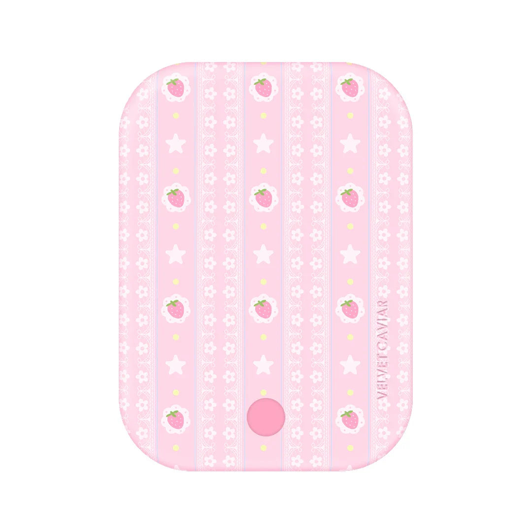 Strawberry Macaron Portable MagSafe Charger Power Pack