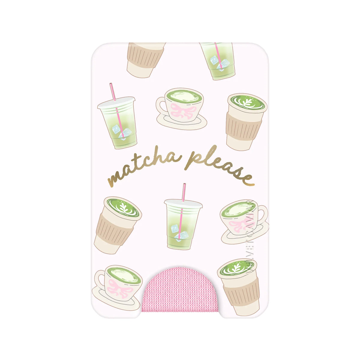 Matcha Please MagSafe Wallet