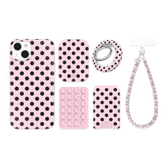 Princess Pink Polka Dot iPhone Bundle Set