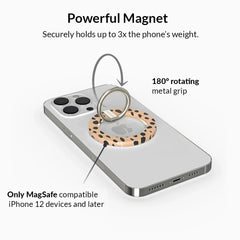 Spotted Cheetah MagSafe Grip Ring