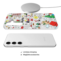 Snoopy Christmas Glitter Samsung Case