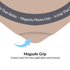 Toasted Almond Heart MagSafe MightyGrip