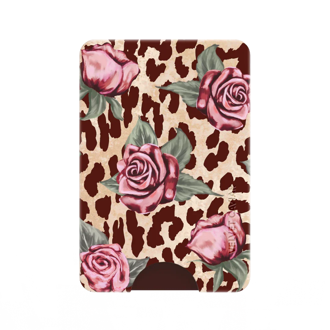 Rosy Leopard MagSafe Wallet