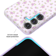 Dainty Lilac Floral Samsung Case