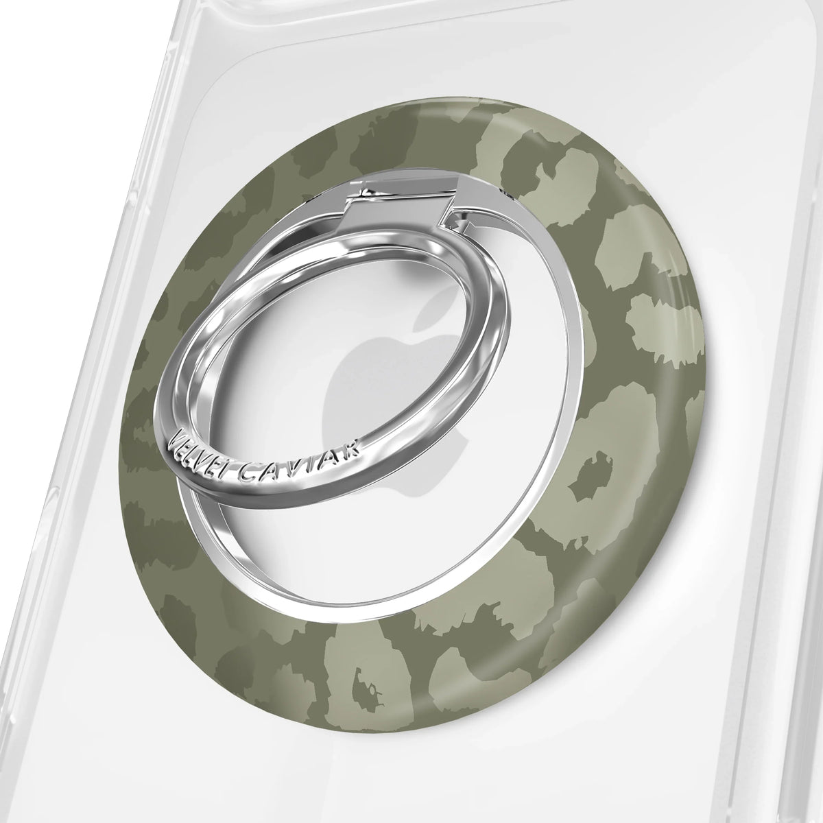 Olive Leopard MagSafe Grip Ring