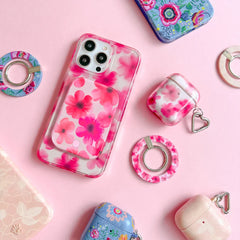 Cherry Blossom Portable MagSafe Charger Power Pack