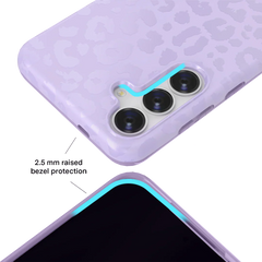 Lilac Leopard Samsung Case