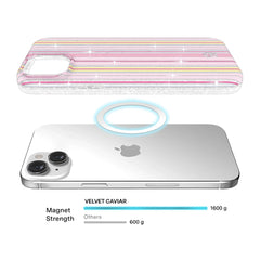 Sunkissed Stripes Glitter iPhone Case