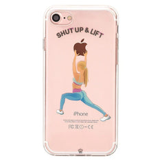 Shut Up & Lift iPhone Case Blonde Hair
