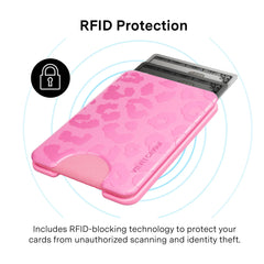 Hot Pink Leopard MagSafe Wallet
