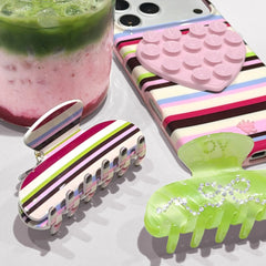 Sweet Treat Stripes Hair Clip