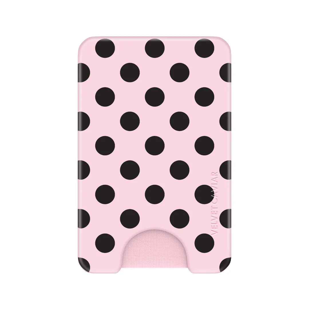 Princess Pink Polka Dot MagSafe Wallet